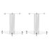 STYLUM S White (la paire) NorStone