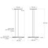 Esse Speaker Stand Black (la paire) NorStone