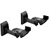 Bookshelves Wall Mount Noir (la paire) NorStone