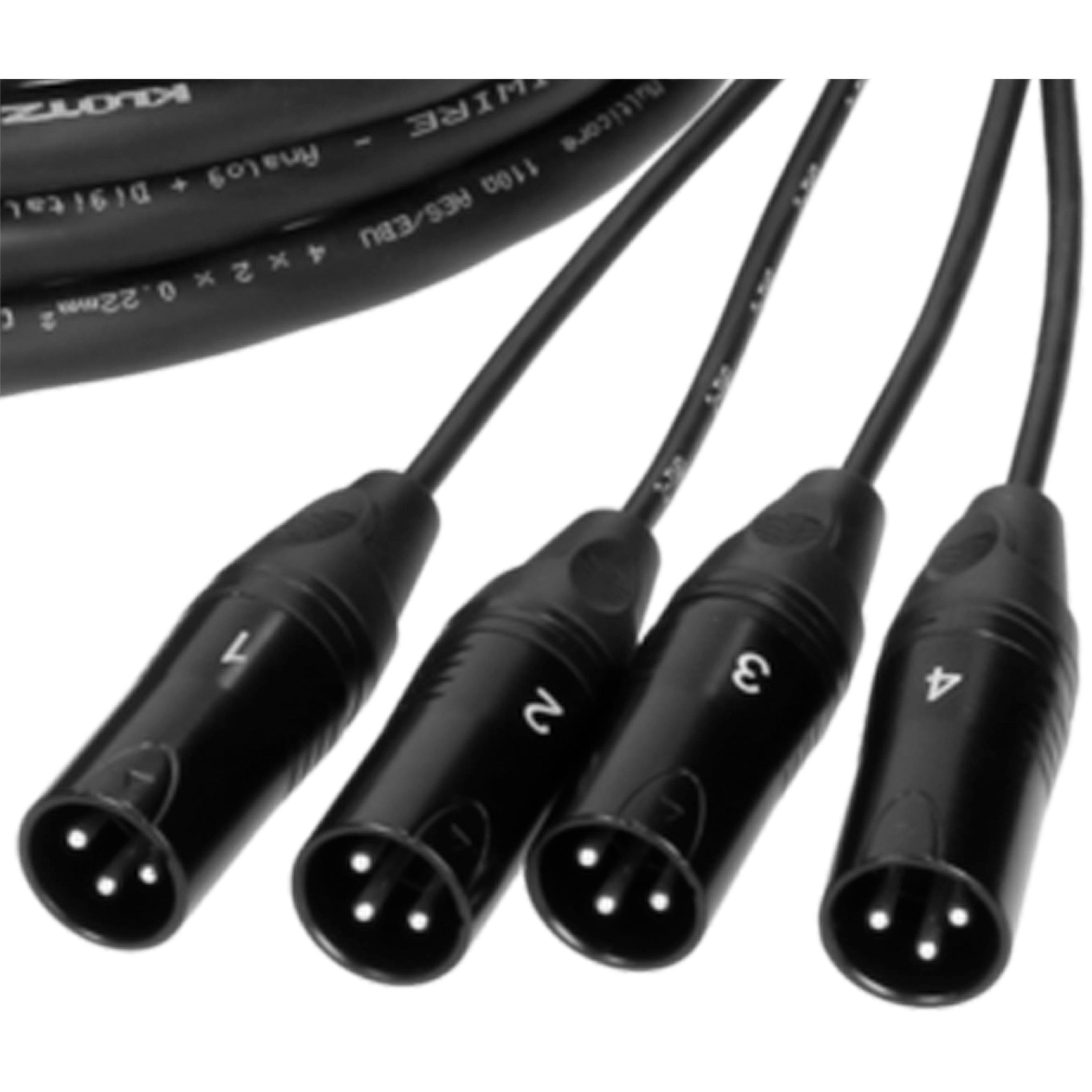 Câble En Y Klotz AYS-3 - Mini Jack 3P Vers 2 Prises 2P | Connecteurs Or Pour Pro Et Home Studio