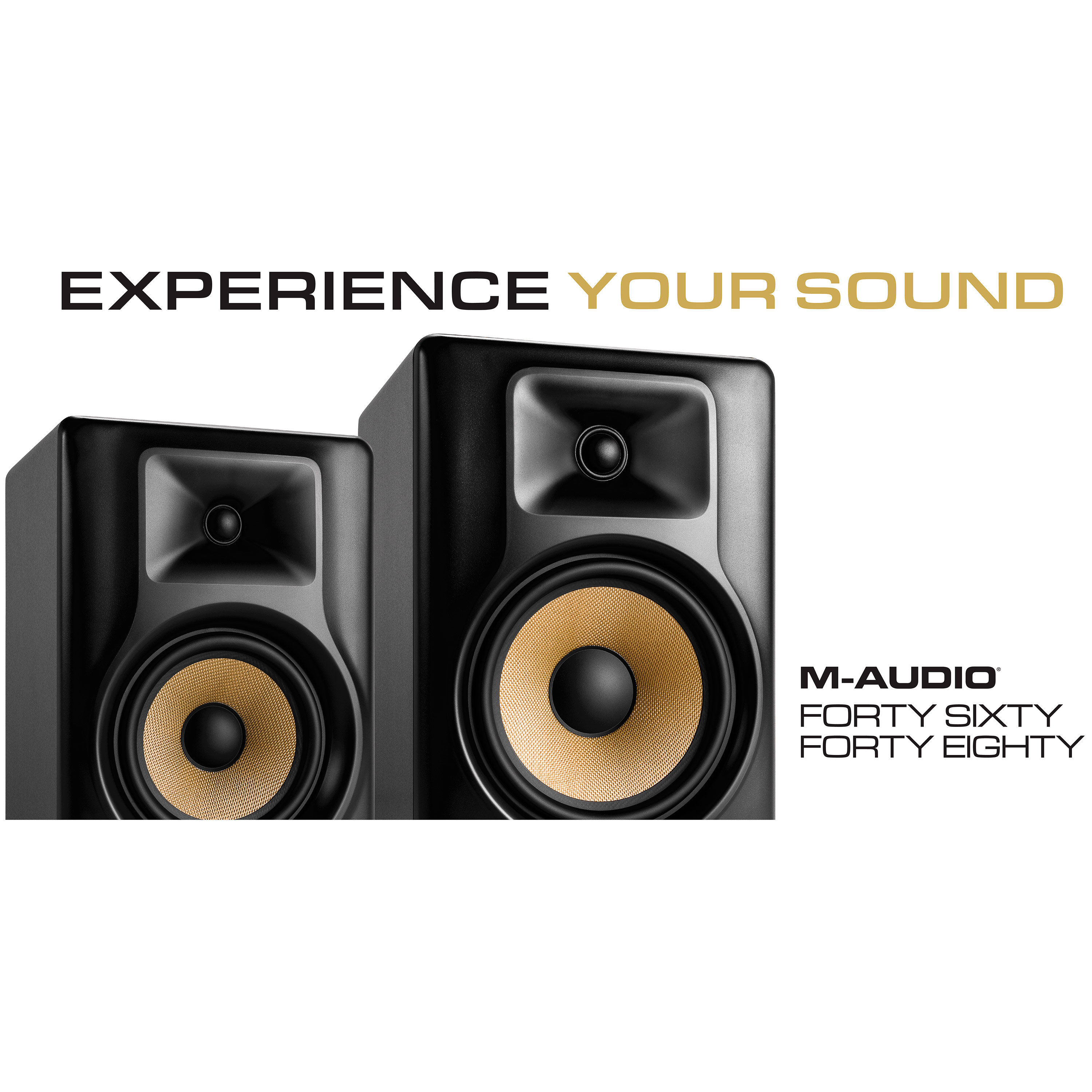 Enceinte De Monitoring Studio M-AUDIO Forty Eighty 8" - 150W, Bluetooth 5.3, Appli De Contrôle - Pour Production, Mixage Et écoute Précise - 6