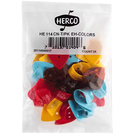 Herco HE113 Heavy Thumbpicks Sachet de 24