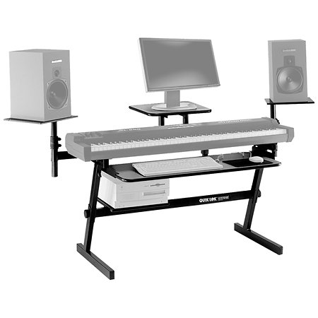 Z726L + Z/727 Stand 2 claviers Large Quik Lok