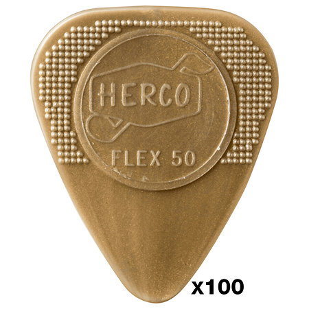 Herco HE210 Flex 50 Pick Medium Sachet de 100