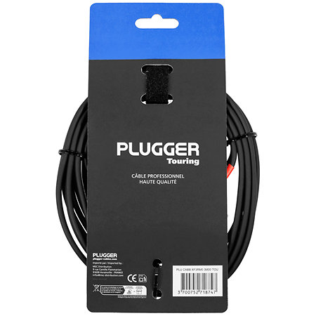 Câble bretelle XLR femelle 3b - RCA mâle 3m Touring Plugger