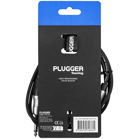Câble Y mini-Jack mâle stéréo - Jack mâle mono 1m Touring Plugger