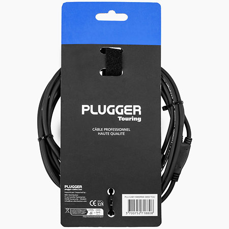 Câble Y mini-Jack mâle stéréo - RCA mâle 3m Touring Plugger