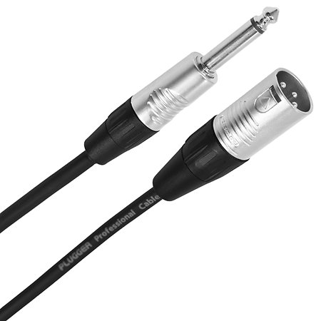 Plugger Câble XLR mâle 3b - Jack mâle mono 1m Touring