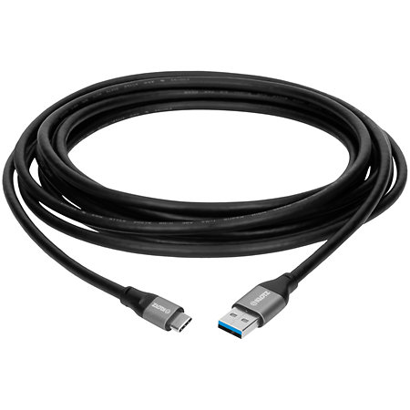 Klotz Câble USB 3.1 USB-A / USB-C noir, longueur 50 cm