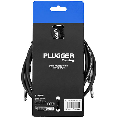 Câble Jack mâle mono - Jack mâle mono 1,50m Touring Plugger