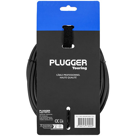Câble Jack mâle mono - Jack mâle mono 6m Touring Plugger