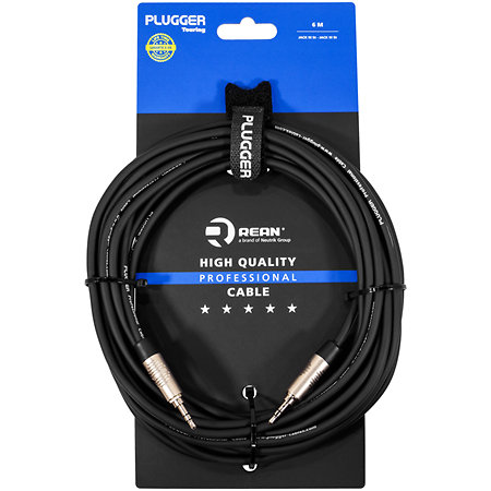 Plugger Câble mini-Jack mâle stéréo - mini-Jack mâle stéréo 6m Touring