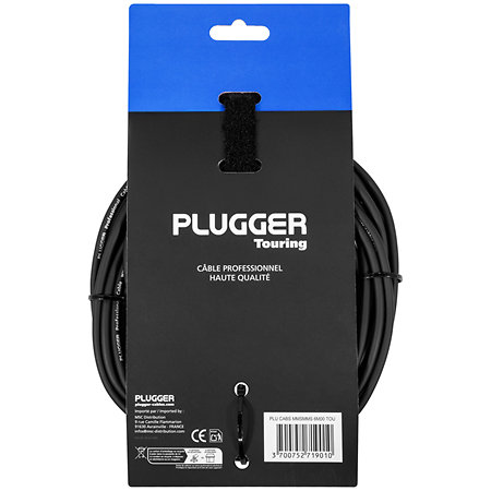 Câble mini-Jack mâle stéréo - mini-Jack mâle stéréo 6m Touring Plugger