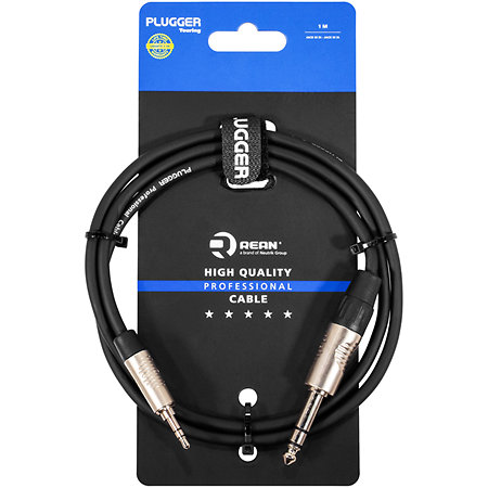 Plugger Câble Mini Jack mâle stéréo - Jack mâle stéréo 1m Touring