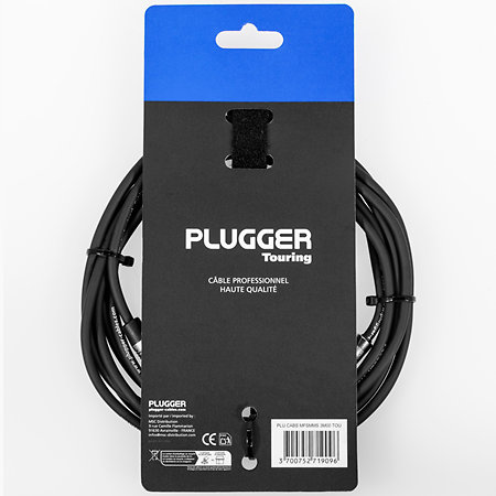 Câble mini Jack femelle stéréo - mini Jack mâle stéréo 3m Touring Plugger