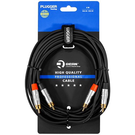 Plugger Câble bretelle RCA mâle - RCA mâle 6m Touring