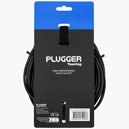 Câble bretelle Jack mâle mono - Jack mâle mono 6m Touring Plugger