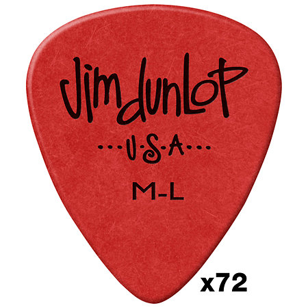 Dunlop 479RML Poly Standard Medium Light Sachet de 72