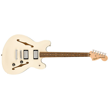 Squier by FENDER Affinity Starcaster Deluxe LRL Olympic White