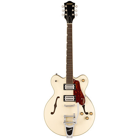 G2622T Streamliner Center Block Bigsby LR Broad’Tron BT-3S Vintage White Gretsch Guitars