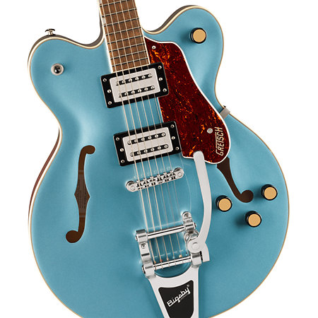 G2622T Streamliner Center Block Bigsby LR Broad’Tron BT-3S Arctic Blue Gretsch Guitars