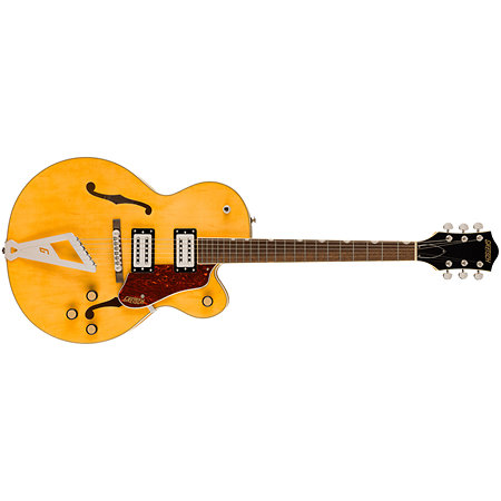 G2420 Streamliner Hollow Body Chromatic II LR Broad'Tron BT-3S Village Amber Gretsch Guitars