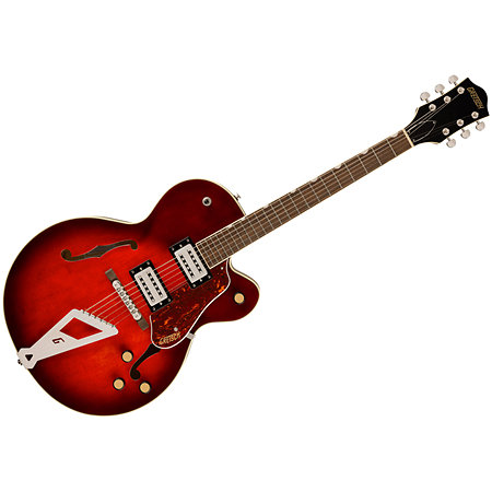 Gretsch Guitars G2420 Streamliner Hollow Body Chromatic II LR Broad'Tron BT-3S Claret Burst