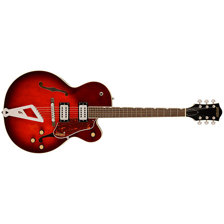 Gretsch Guitars G2420 Streamliner Hollow Body Chromatic II LR Broad'Tron BT-3S Claret Burst