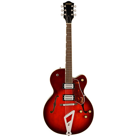 G2420 Streamliner Hollow Body Chromatic II LR Broad'Tron BT-3S Claret Burst Gretsch Guitars