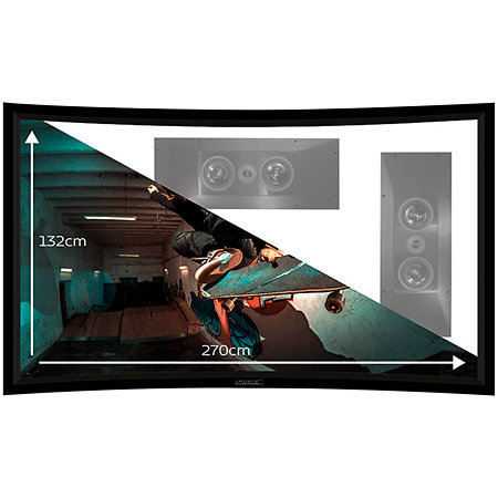 Movie Palace UHD 4K Curve Acoustic 270C Lumene