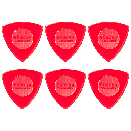 Dunlop 473P150 Tri Stubby Pick 1,50 mm Sachet de 6