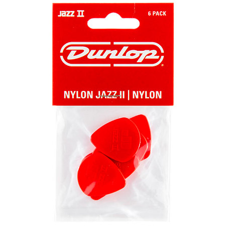 47P2N Jazz II Nylon 1,18 mm Sachet de 6 Dunlop