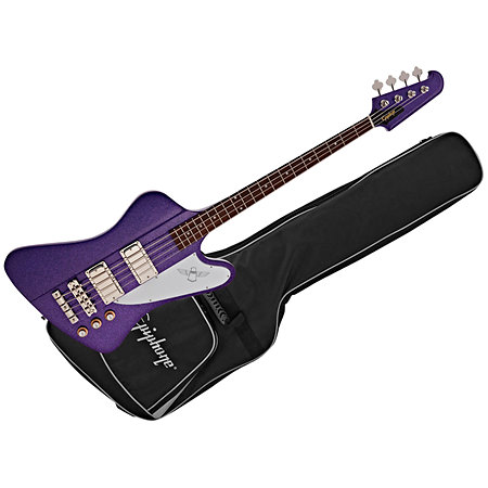 Epiphone Thunderbird '64 Purple Sparkle + Housse