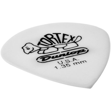 478P135 Tortex White Jazz III 1,35 mm Sachet de 12 Dunlop