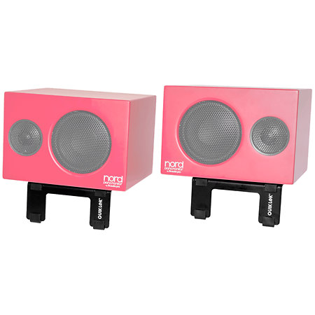 Supports d'enceinte de monitoring pour bureau (par paire) Quik Lok