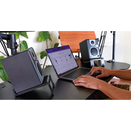 Supports d'enceinte de monitoring pour bureau (par paire) Quik Lok