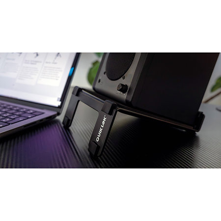 Supports d'enceinte de monitoring pour bureau (par paire) Quik Lok
