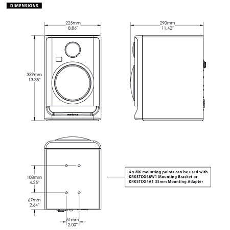 Pack Rokit RP7 G5 (la paire) + Monisoft Krk