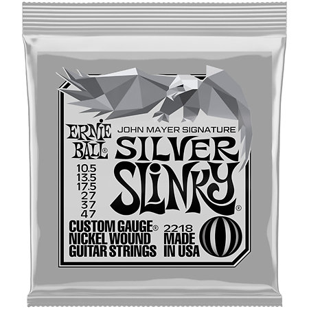 Ernie Ball 2218 John Mayer Silver Slinky Nickel Wound 10,5/47