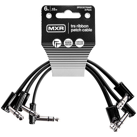 MXR Patch Slim Jack TRS 15 cm Pack de 3