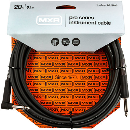MXR Jack/Jack coudé Pro Series 6 m