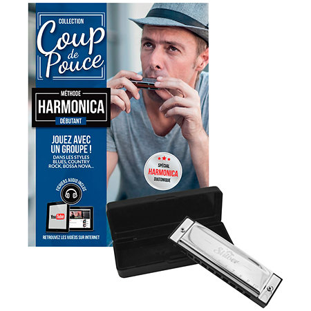Shiver Pack harmonica en Do et méthode