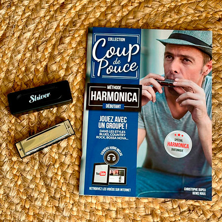 Shiver Pack harmonica en Do et méthode