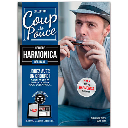 Pack harmonica en Do et méthode Shiver