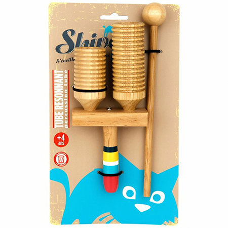 Tube en bois résonnant 2 tons Shiver Kids