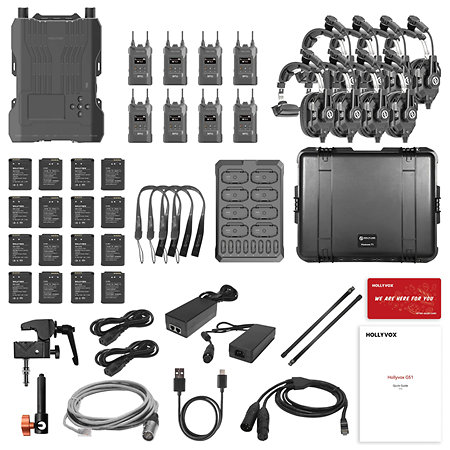 G51 - Pack intercom 8 beltpacks avec ENC Hollyland