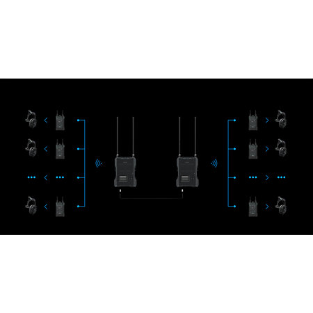 G51 - Pack intercom 8 beltpacks avec ENC Hollyland