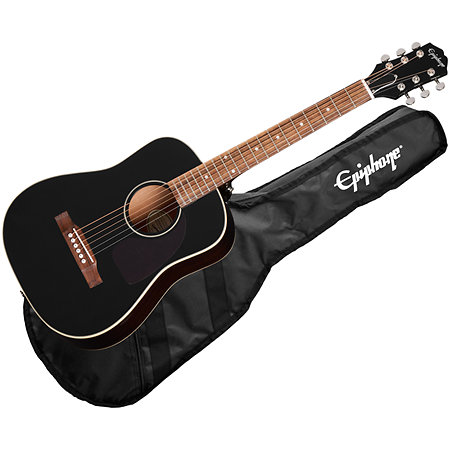 Epiphone J-45 Express 7/8 Ebony + Housse