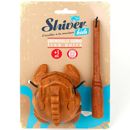 Grenouille Guiro 10 cm Shiver Kids