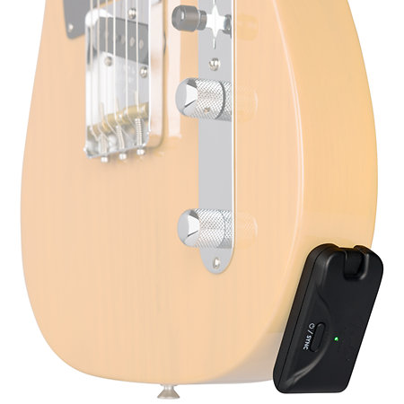 Telepath Wireless System Mystic Ice Blue and Black Fender